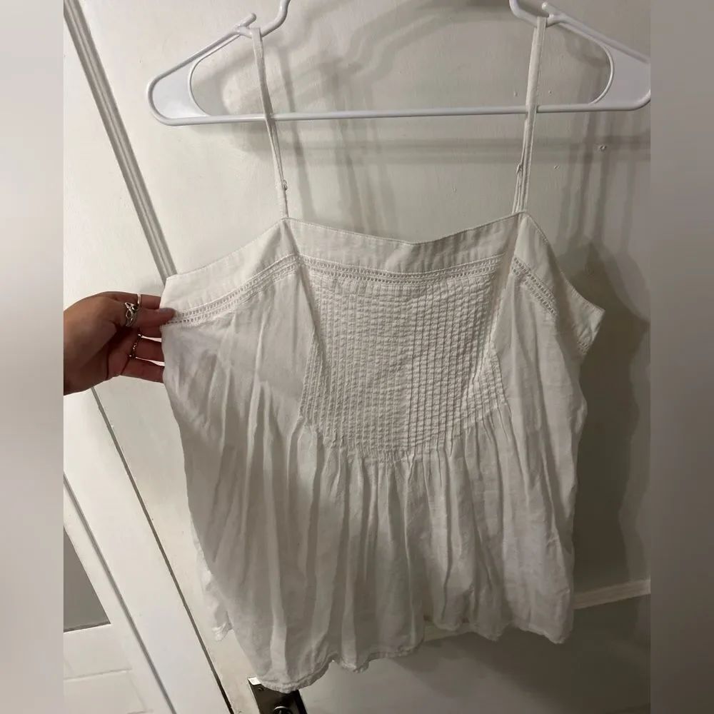 White Women's Spaghetti Strap Top